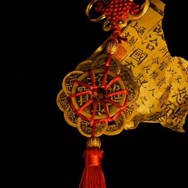 Kismet Copper Coin Ring & Gourd Chinese Knot Pendant - Image 8