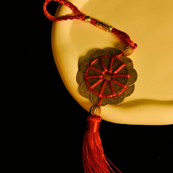 Kismet Copper Coin Ring & Gourd Chinese Knot Pendant - Image 9