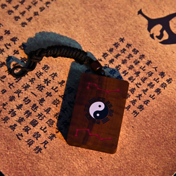 Kismet Bagua Zi Wei Hui Wood Pendant