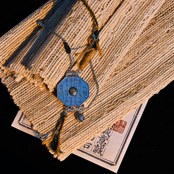 Kismet Mountain Ghost Coin Amulet Necklace - Image 2