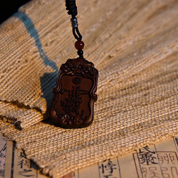 Kismet Lei Zu Hui Wood Pendant - Image 4