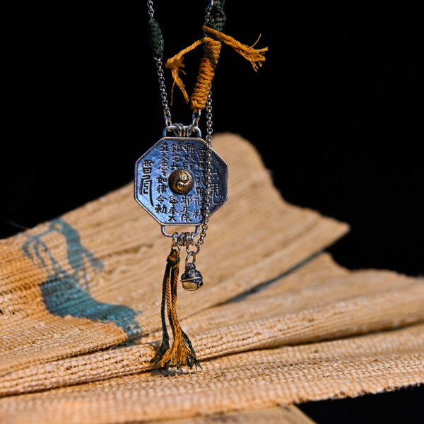 Kismet Mountain Ghost Coin Amulet Necklace - Image 7