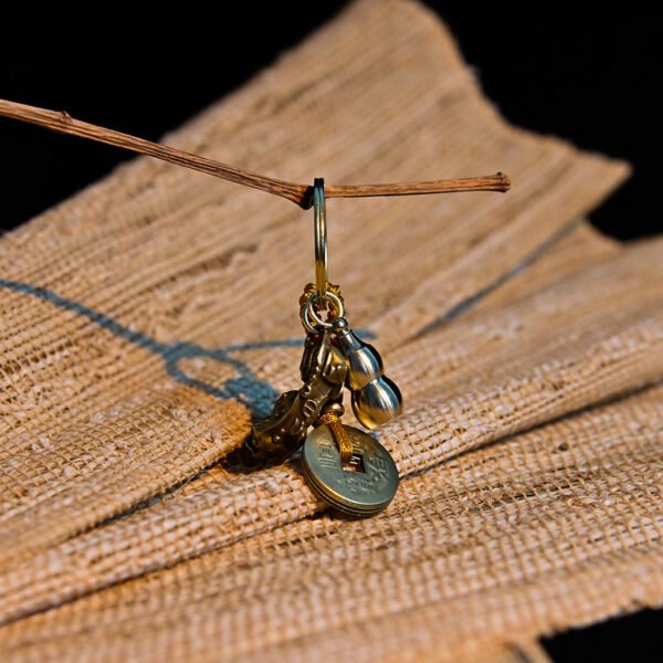 Kismet Brass Pixiu Amulet Keychain - Image 4