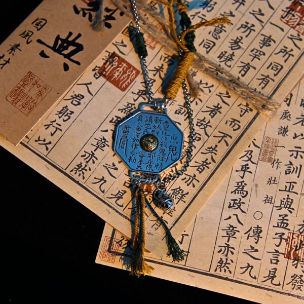 Kismet Mountain Ghost Coin Amulet Necklace - Image 6