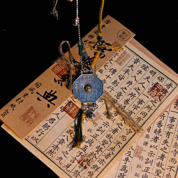 Kismet Mountain Ghost Coin Amulet Necklace - Image 5