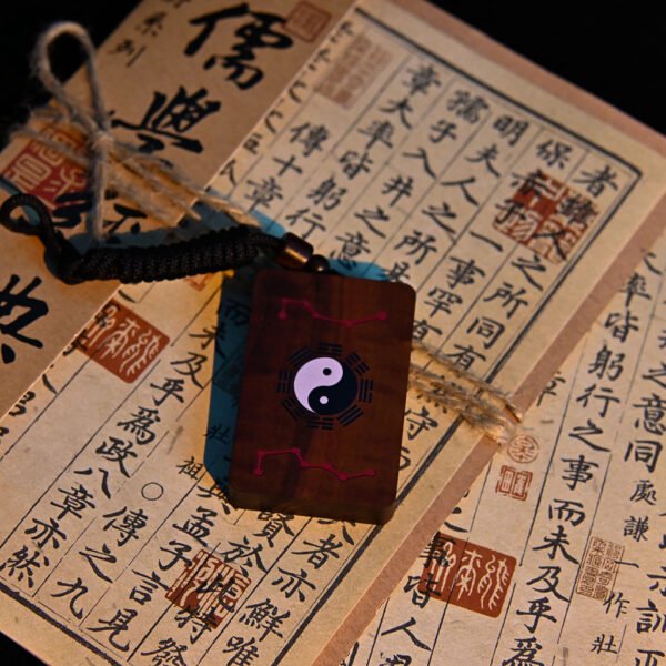 Kismet Bagua Zi Wei Hui Wood Pendant - Image 4