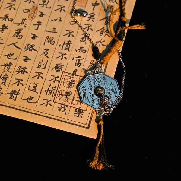 Kismet Mountain Ghost Coin Amulet Necklace - Image 4